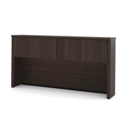 Pending - Modubox Desk Hutch Embassy 72W Hutch For Desk Shell in Dark Chocolate