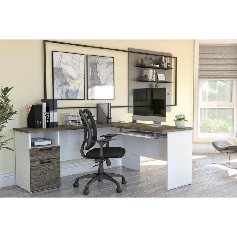 Pending - Modubox Desk Norma 71W L-Shaped Desk - Available in 2 Colours