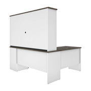 Pending - Modubox Desk Norma 71W L-Shaped Desk with Hutch - Available in 2 Colours