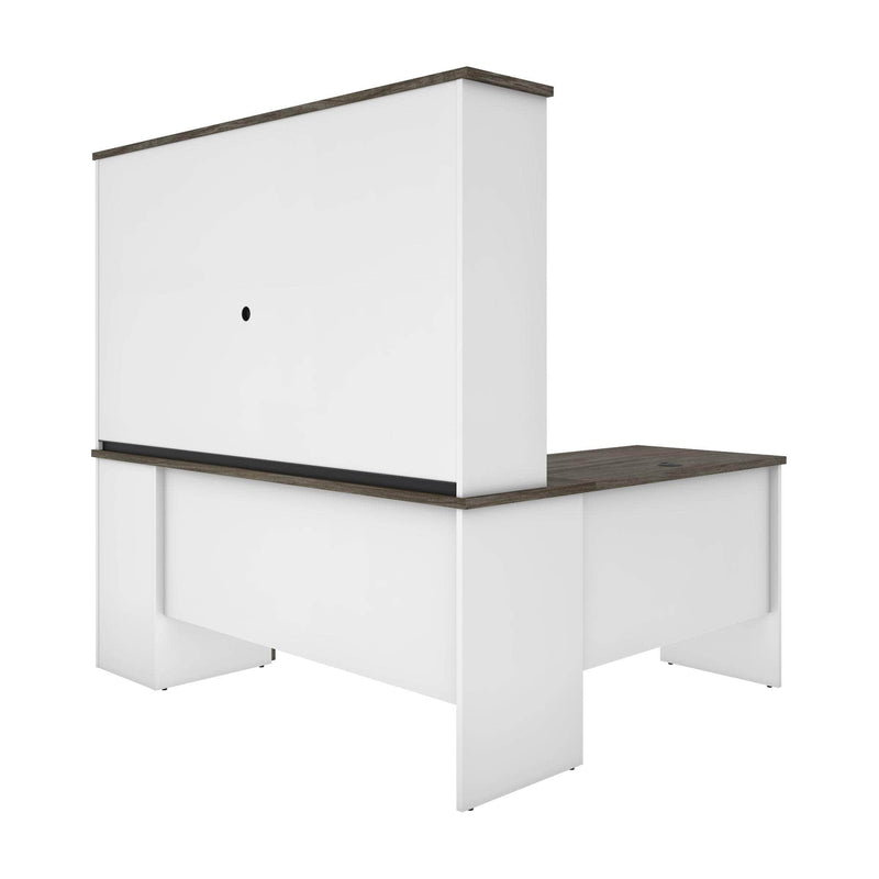 Pending - Modubox Desk Norma 71W L-Shaped Desk with Hutch - Available in 2 Colours