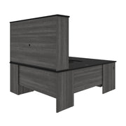 Pending - Modubox Desk Norma 71W U Or L-Shaped Executive Desk with Hutch - Available in 2 Colours