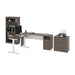 Pending - Modubox Desk Upstand 135W 72W L-Shaped Standing Desk with Bookcase and File Cabinet - Available in 3 Colours