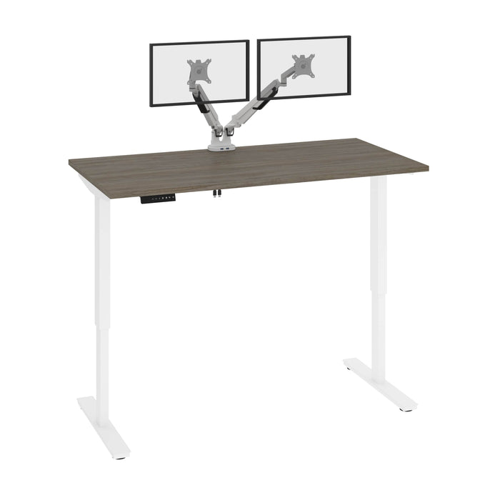 Pending - Modubox Desk Viva 60W X 30D Electric Standing Desk with Monitor Arms - Available in 2 Colours