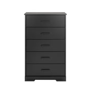 Pending - Modubox Drawer Chest Black Rustic Ridge 5-Drawer Chest - Available in 4 Colours