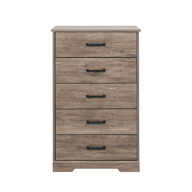Pending - Modubox Drawer Chest Drifted Grey Rustic Ridge 5-Drawer Chest - Available in 4 Colours