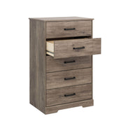 Pending - Modubox Drawer Chest Rustic Ridge 5-Drawer Chest - Available in 4 Colours