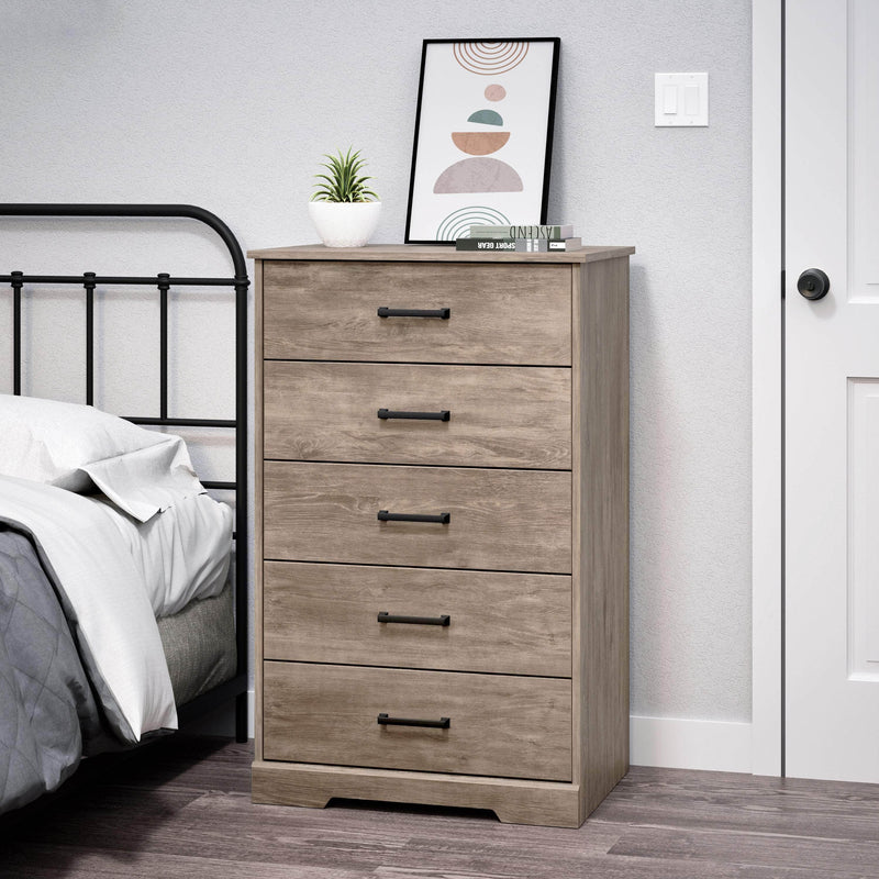 Pending - Modubox Drawer Chest Rustic Ridge 5-Drawer Chest - Available in 4 Colours