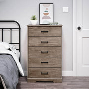 Pending - Modubox Drawer Chest Rustic Ridge 5-Drawer Chest - Available in 4 Colours