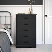 Pending - Modubox Drawer Chest Rustic Ridge 5-Drawer Chest - Available in 4 Colours