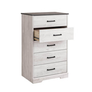 Pending - Modubox Drawer Chest Rustic Ridge 5-Drawer Chest - Available in 4 Colours