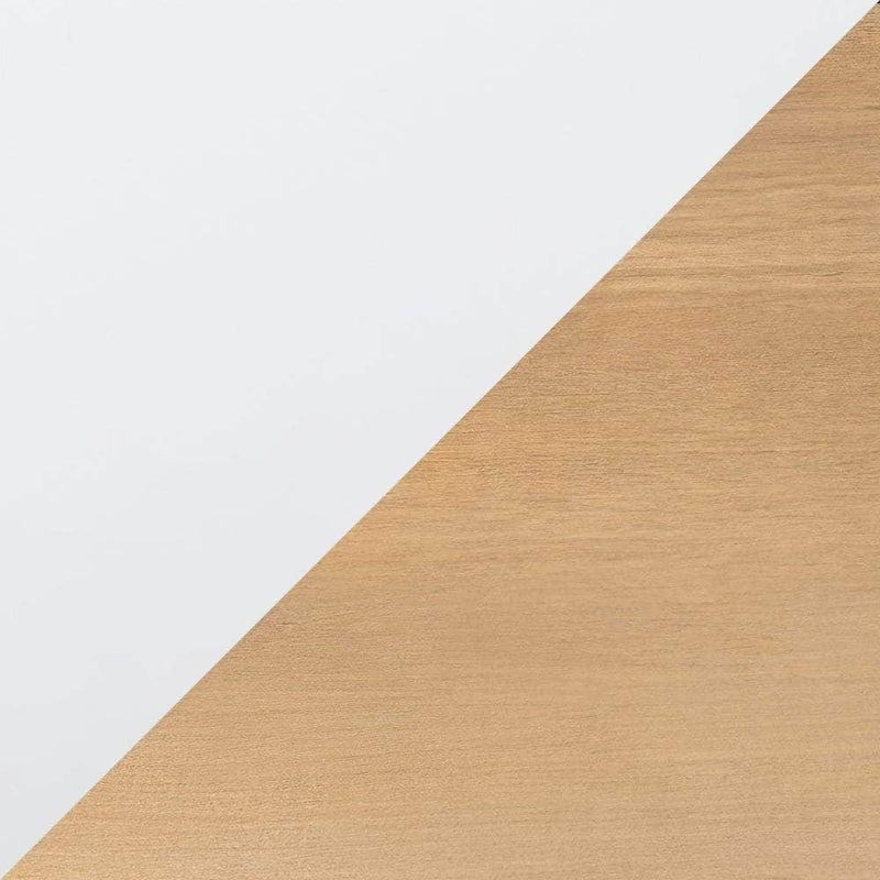 Pending - Modubox Drawer Chest Rustic Ridge Farmhouse 6-Drawer Chest in White & Natural Oak