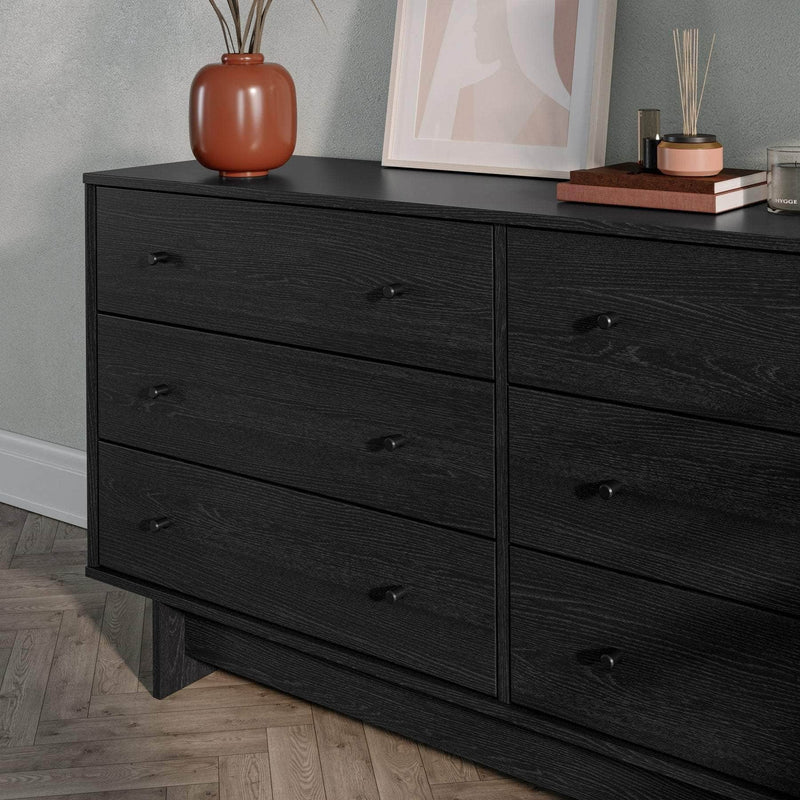 Pending - Modubox Dresser Finnley 6-Drawer Dresser - Available in 2 Colours