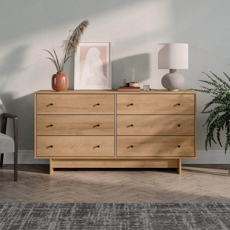 Pending - Modubox Dresser Finnley 6-Drawer Dresser - Available in 2 Colours