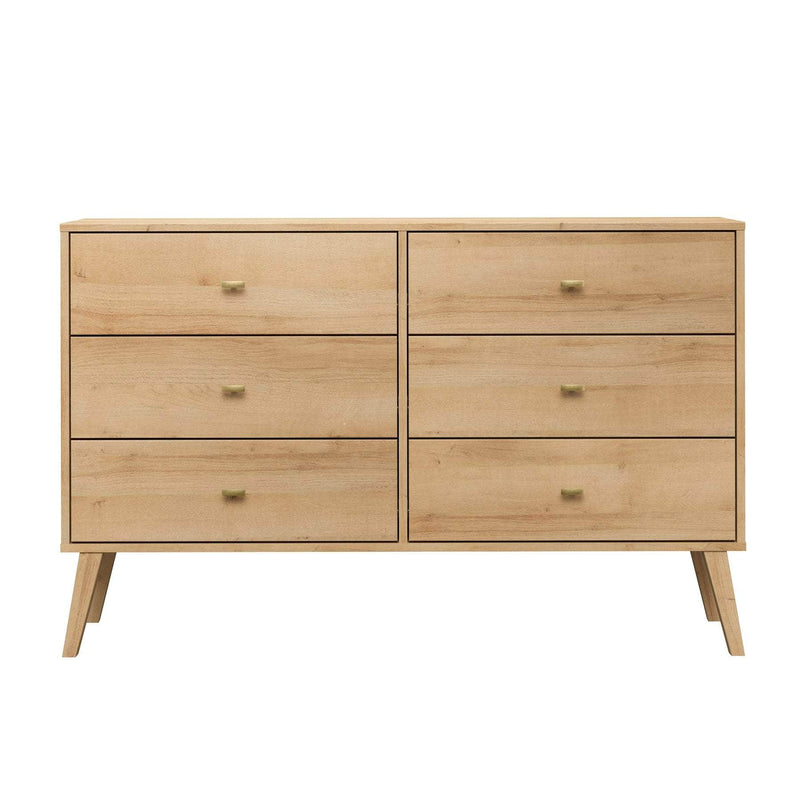 Pending - Modubox Dresser Milo 6-Drawer Dresser in Natural Oak