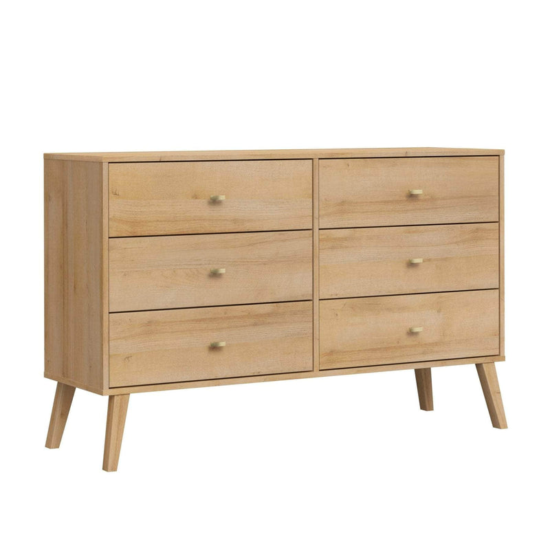 Pending - Modubox Dresser Milo 6-Drawer Dresser in Natural Oak