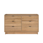 Pending - Modubox Dresser Oak Simply Modern 6-Drawer Dresser - Available in 3 Colours