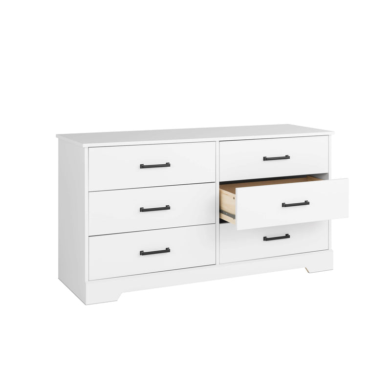 Pending - Modubox Dresser Rustic Ridge 6-Drawer Dresser- Available in 4 Colours