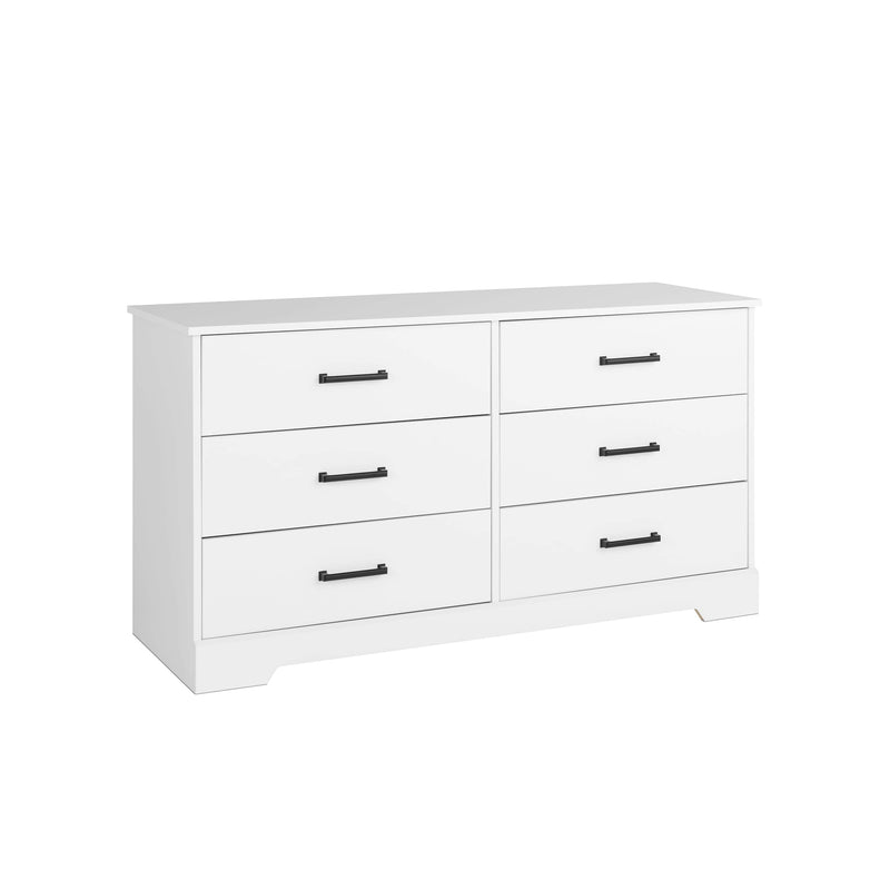 Pending - Modubox Dresser Rustic Ridge 6-Drawer Dresser- Available in 4 Colours