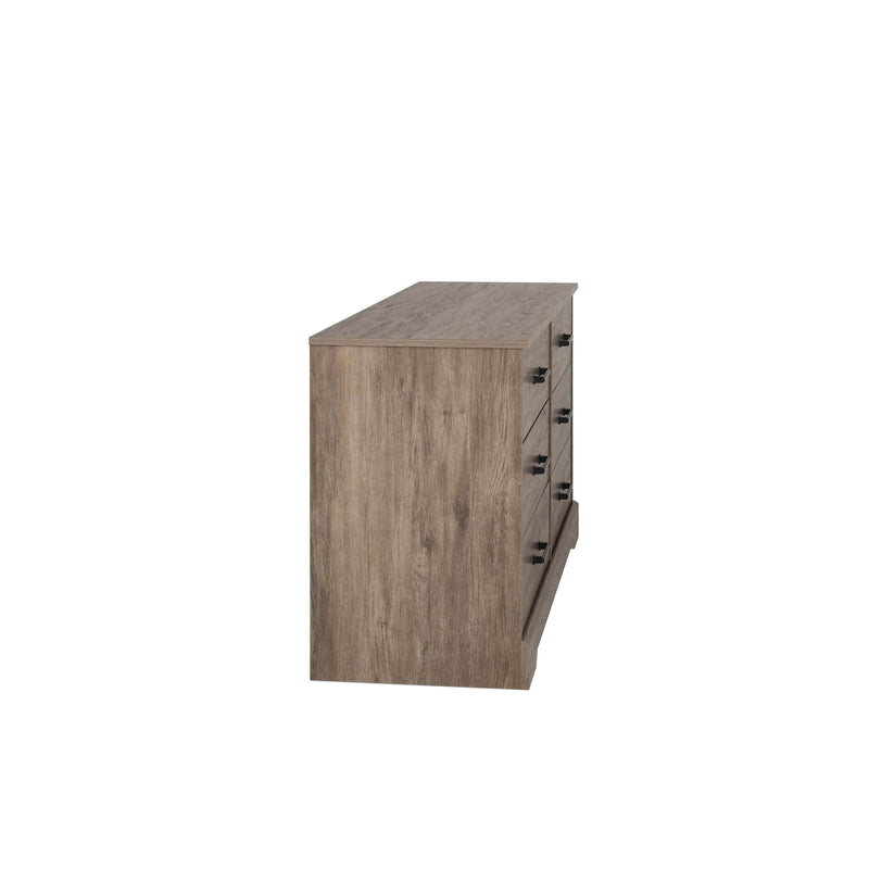 Pending - Modubox Dresser Rustic Ridge 6-Drawer Dresser- Available in 4 Colours
