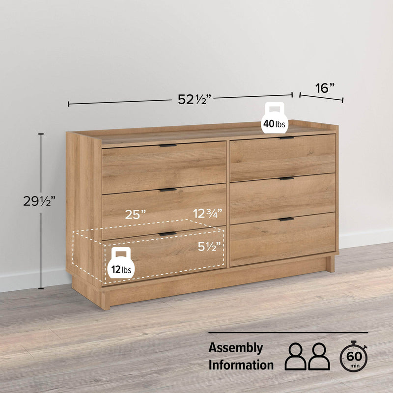 Pending - Modubox Dresser Simply Modern 6-Drawer Dresser - Available in 3 Colours