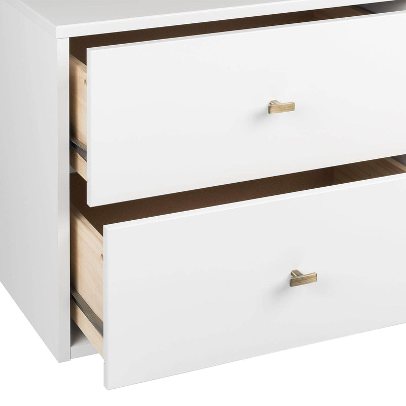 Pending - Modubox Dresser Sonoma 4-Drawer Floating Dresser in White