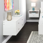 Pending - Modubox Dresser Sonoma 4-Drawer Floating Dresser in White