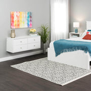 Pending - Modubox Dresser Sonoma 4-Drawer Floating Dresser in White