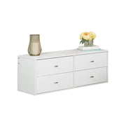 Pending - Modubox Dresser Sonoma 4-Drawer Floating Dresser in White