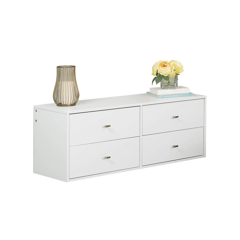 Pending - Modubox Dresser Sonoma 4-Drawer Floating Dresser in White