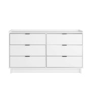 Pending - Modubox Dresser White Simply Modern 6-Drawer Dresser - Available in 3 Colours