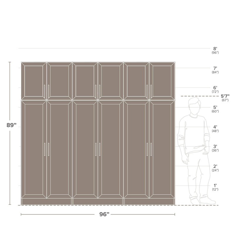 Pending - Modubox Elite Plus Storage 6 PC in White