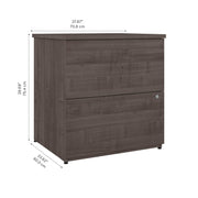 Pending - Modubox File Cabinet Logan 28W 2 Drawer Lateral File Cabinet - Available in 4 Colours