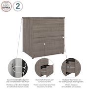 Pending - Modubox File Cabinet Logan 28W 2 Drawer Lateral File Cabinet - Available in 4 Colours