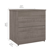 Pending - Modubox File Cabinet Universel 28W Standard 2 Drawer Lateral File Cabinet - Available in 5 Colours