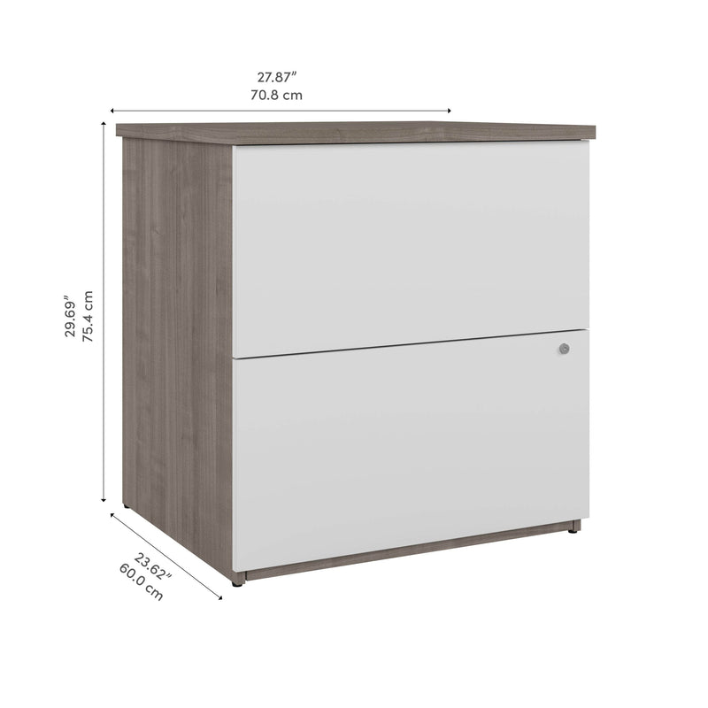 Pending - Modubox File Cabinet Universel 28W Standard 2 Drawer Lateral File Cabinet - Available in 5 Colours
