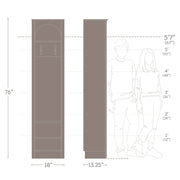 Pending - Modubox Hall Tree Ark 76" Arched Entryway Coat Rack in Black Oak