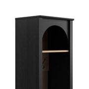 Pending - Modubox Hall Tree Ark 76" Arched Entryway Coat Rack in Black Oak