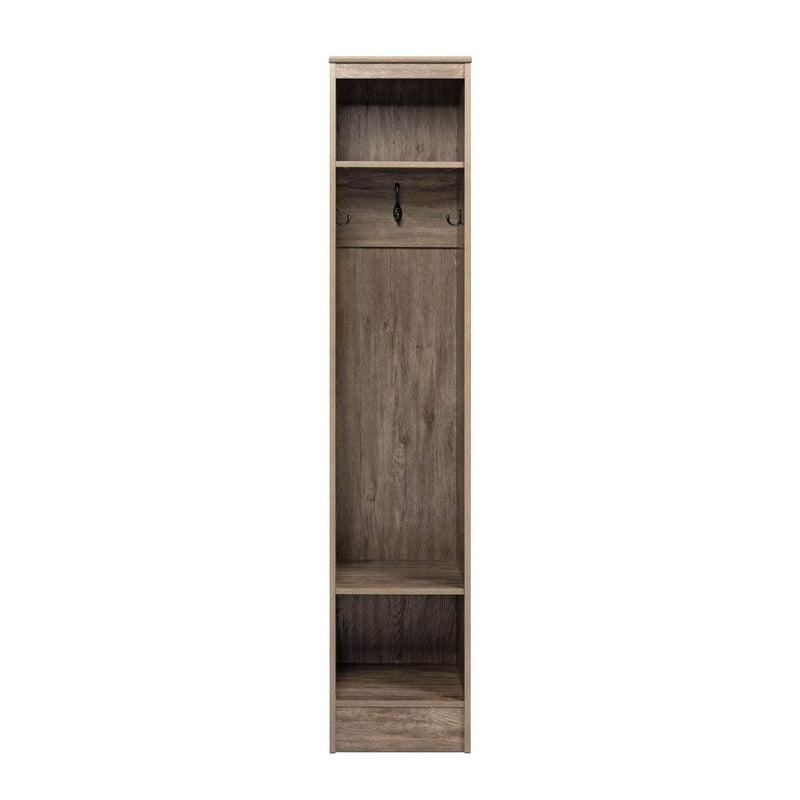 Pending - Modubox Hall Tree Drifted Grey Sonoma 14.75" Entryway Organizer - Available in 2 Colours