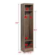 Pending - Modubox Hall Tree Sonoma 59" Entryway Organizer (Set of 4) - Available in 2 Colours