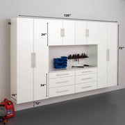 Pending - Modubox Hangups 120" 6 PC Storage Cabinet Set - Available in 3 Colours