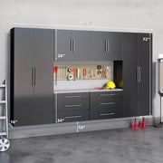 Pending - Modubox Hangups 120" 6 PC Storage Cabinet Set - Available in 3 Colours