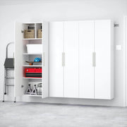 Pending - Modubox Hangups 90" 3 PC Storage Cabinet Set in White