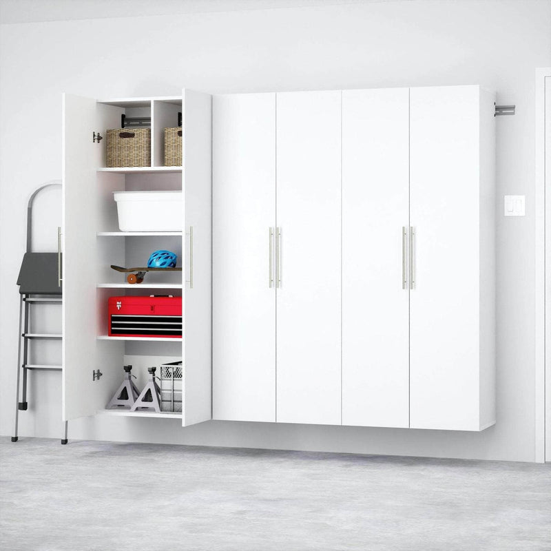 Pending - Modubox Hangups 90" 3 PC Storage Cabinet Set in White