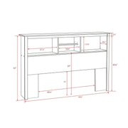 Pending - Modubox Headboard Sonoma 66.75" Queen Size Headboard in Drifted Grey