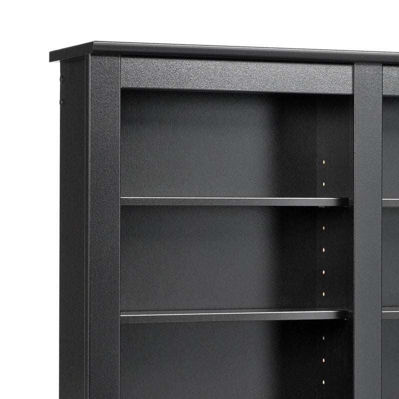 Pending - Modubox Media Storage Slate Media 32" Double Wall Mounted Media Storage in Black