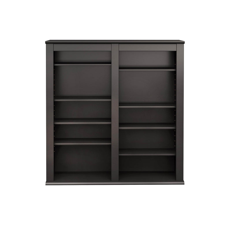 Pending - Modubox Media Storage Slate Media 32" Double Wall Mounted Media Storage in Black