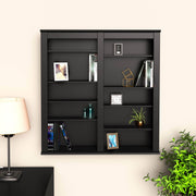 Pending - Modubox Media Storage Slate Media 32" Double Wall Mounted Media Storage in Black