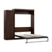 Pending - Modubox Murphy Wall Bed Chocolate Pur Murphy Bed with Closet Organizer (90W) - Available in 7 Colours