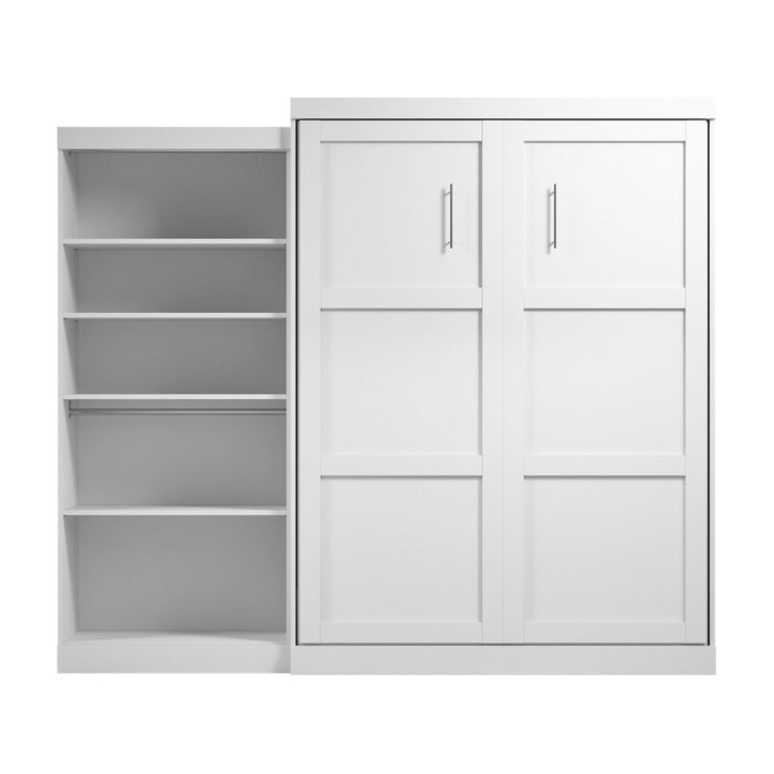 Pending - Modubox Murphy Wall Bed Pur  Murphy Bed with Closet Organizer (101W) - Available in 7 Colours