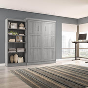 Pending - Modubox Murphy Wall Bed Pur  Murphy Bed with Closet Organizer (101W) - Available in 7 Colours